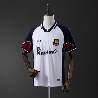 West Ham United 99-01 Away Retro Jersey detail