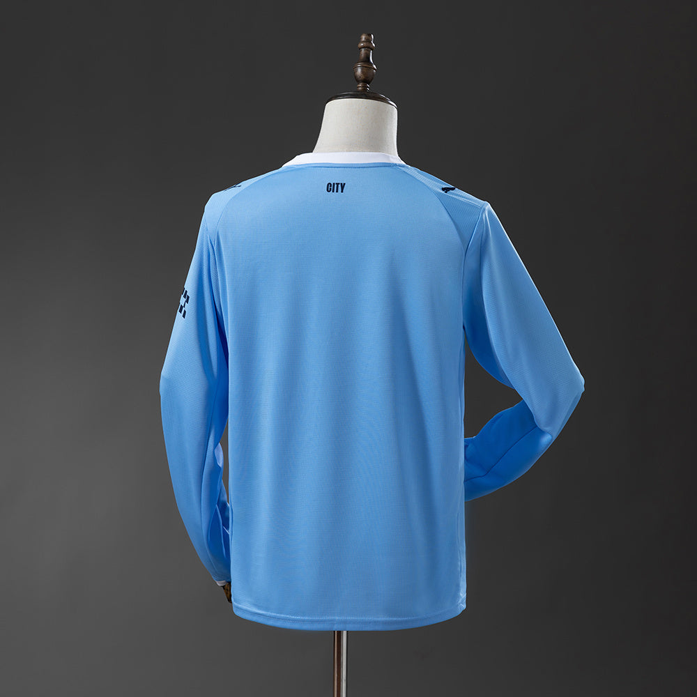 Manchester City 25-26 Home Long Sleeve Jersey