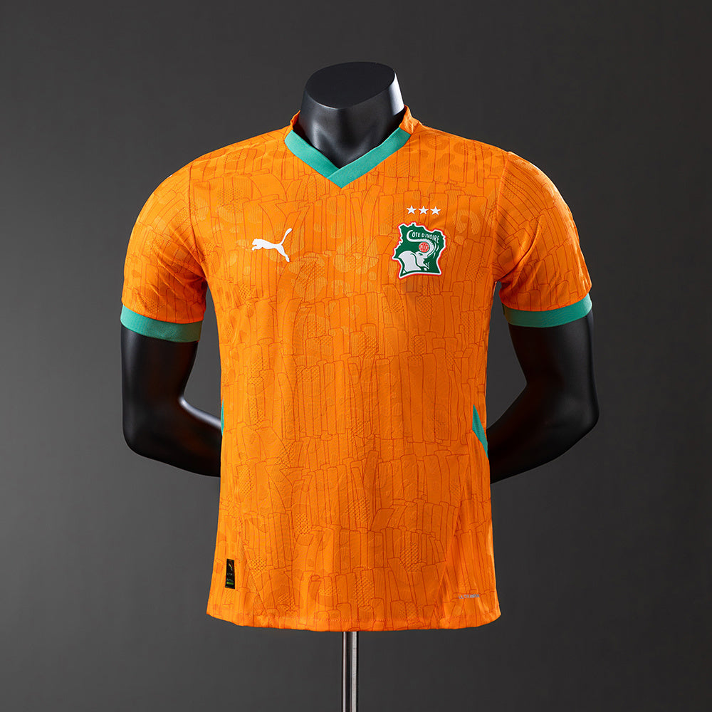 Ivory Coast 2025 Home Player Version Jersey detail