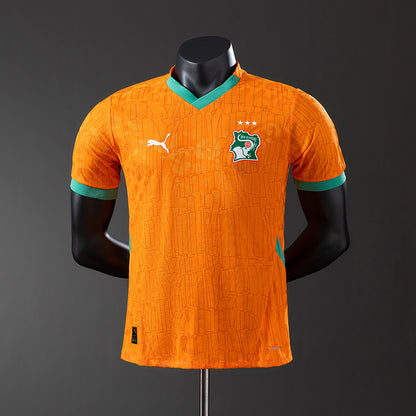 Ivory Coast 2025 Home Player Version Jersey detail