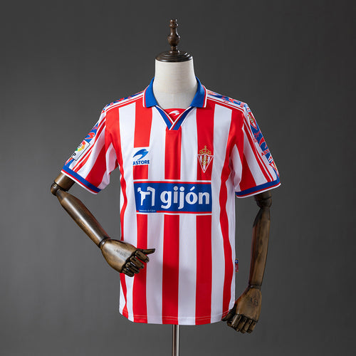 Sporting de Gijon 99-00 Home Retro Jersey detail