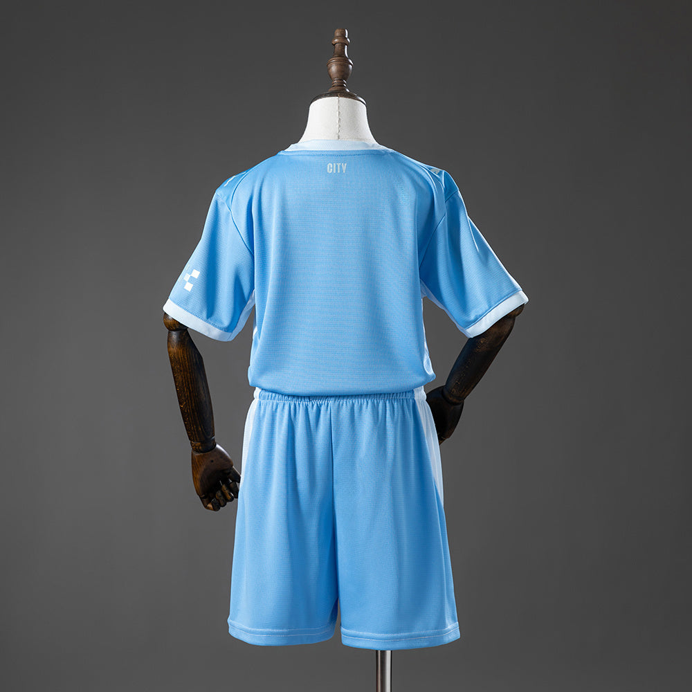 Manchester City 26-27 Home Kids Kit detail