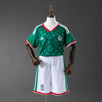 Mexico 2026 Home Kids Kit Jersey detail
