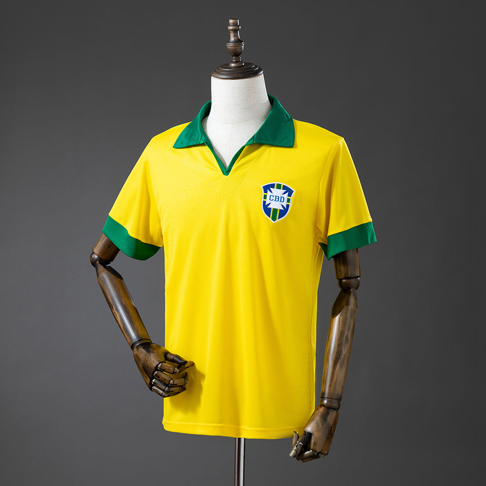 Brazil 1958 Home Retro Jersey detail