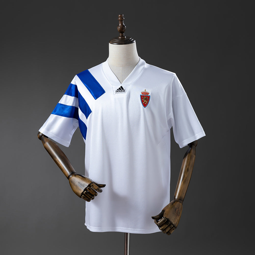 Zaragoza 92-93 Home Retro Jersey detail