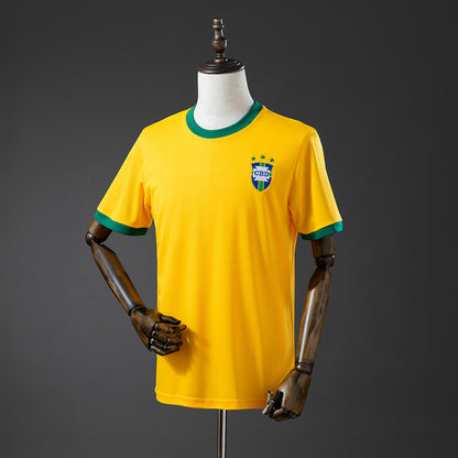 Brazil 1971 Home Retro Jersey detail