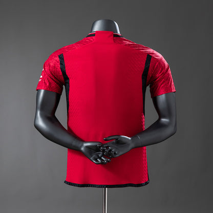 M-U 23-24 Home Retro Player Version Jersey detail