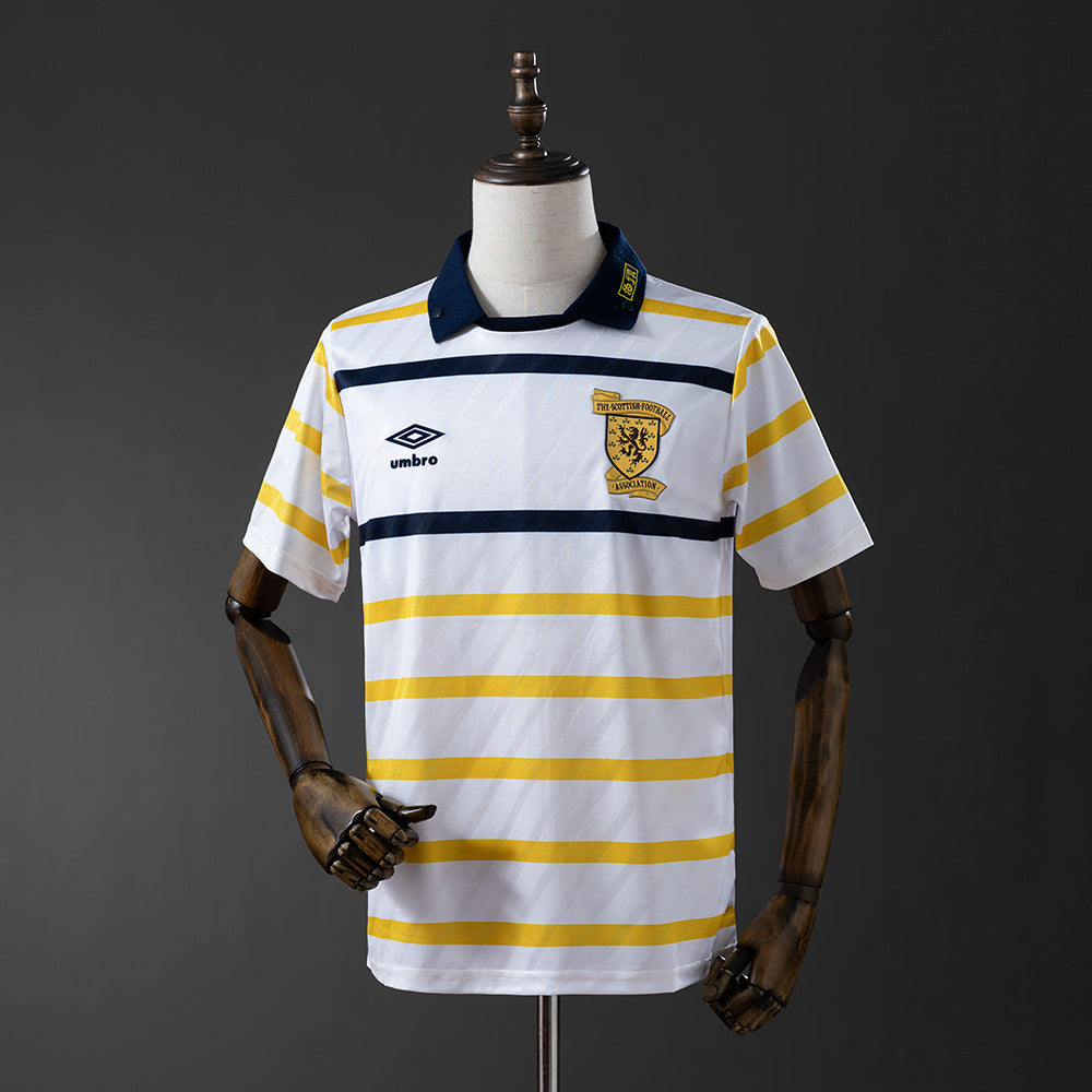 Scotland 88-91 Away Retro Jersey detail