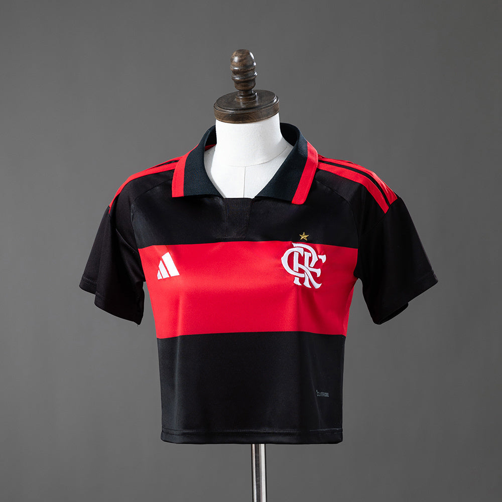 Flamengo 26-27 Home Women's Crop Top Style detail
