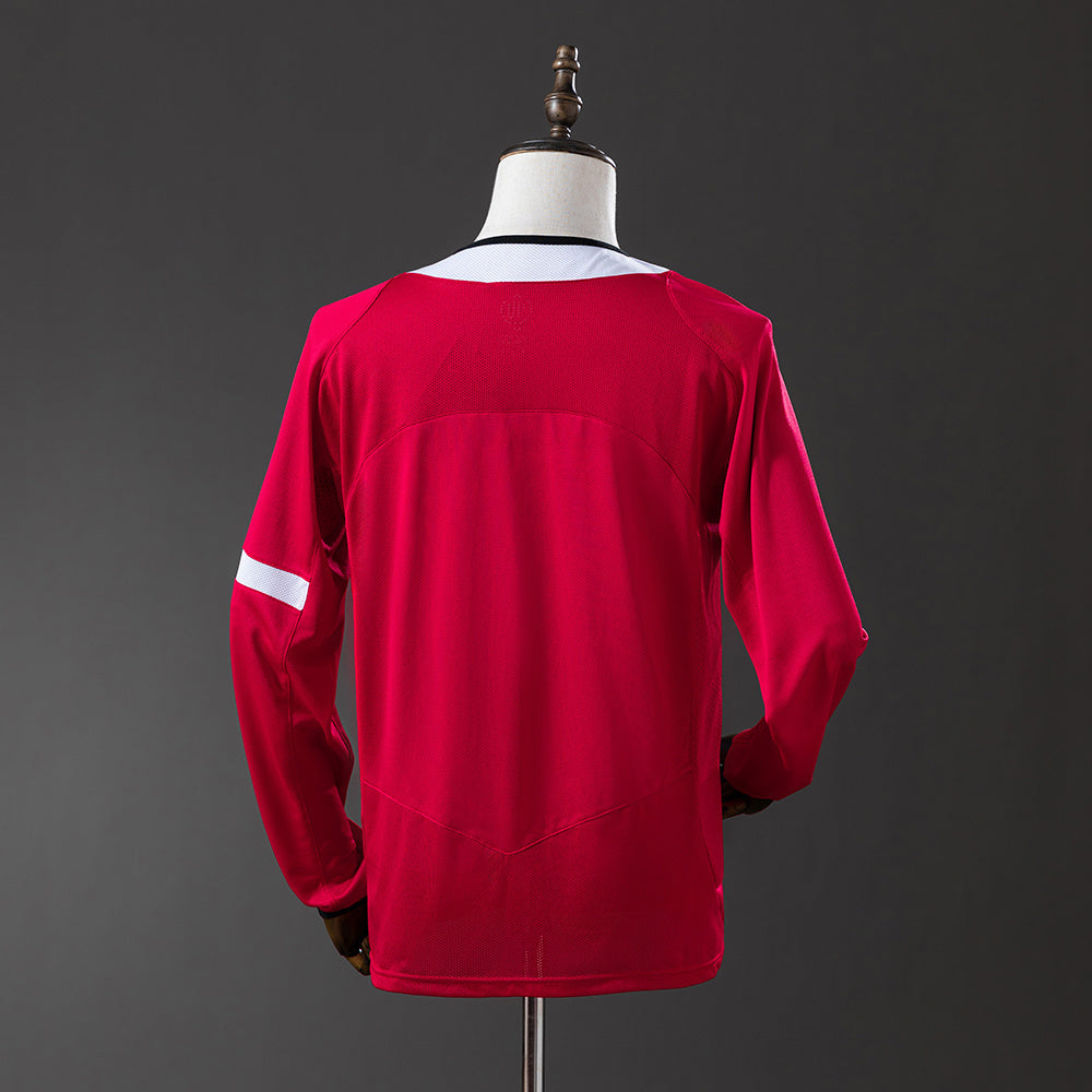M-U 04-06 Home Long Sleeve Retro Jersey