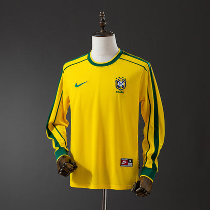 Retro Long Sleeve Brazil 1998 Home detail