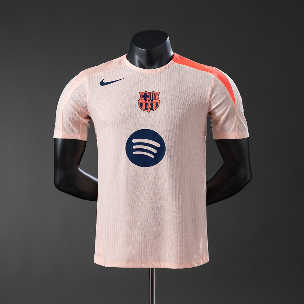 Barcelona 25-26 Pre-match training Player Version Jersey detail