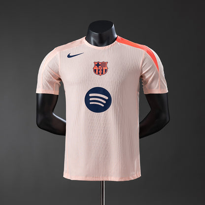 Barcelona 25-26 Pre-match training Player Version Jersey detail