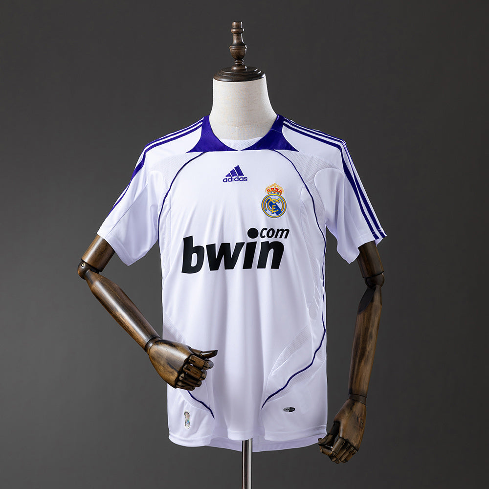 Real Madrid 07-08 Home Retro Jersey detail