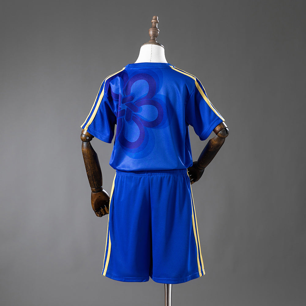 Real Madrid 25-26 Cultural Story - Blue Kids Kit Jersey