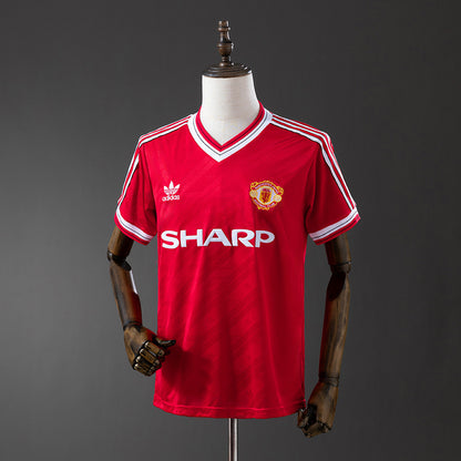 M-U 1986-88 Home Retro Jersey detail