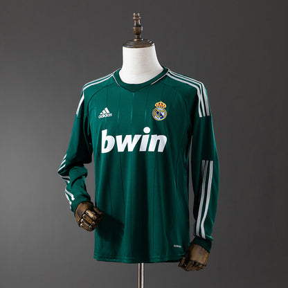 Real Madrid 2012-13 Second Away Long Sleeve Retro Jersey detail