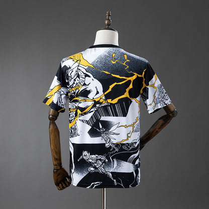 Real Madrid 25-26 Avengers - Pre-Match (Black and White) Jersey