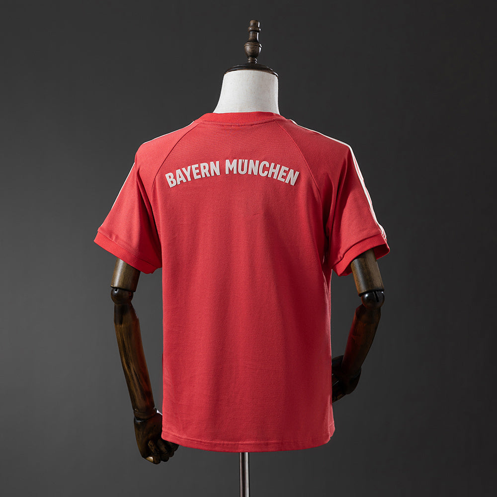 Bayern Munich Adicolor Classics 3-Stripes Red T-Shirt