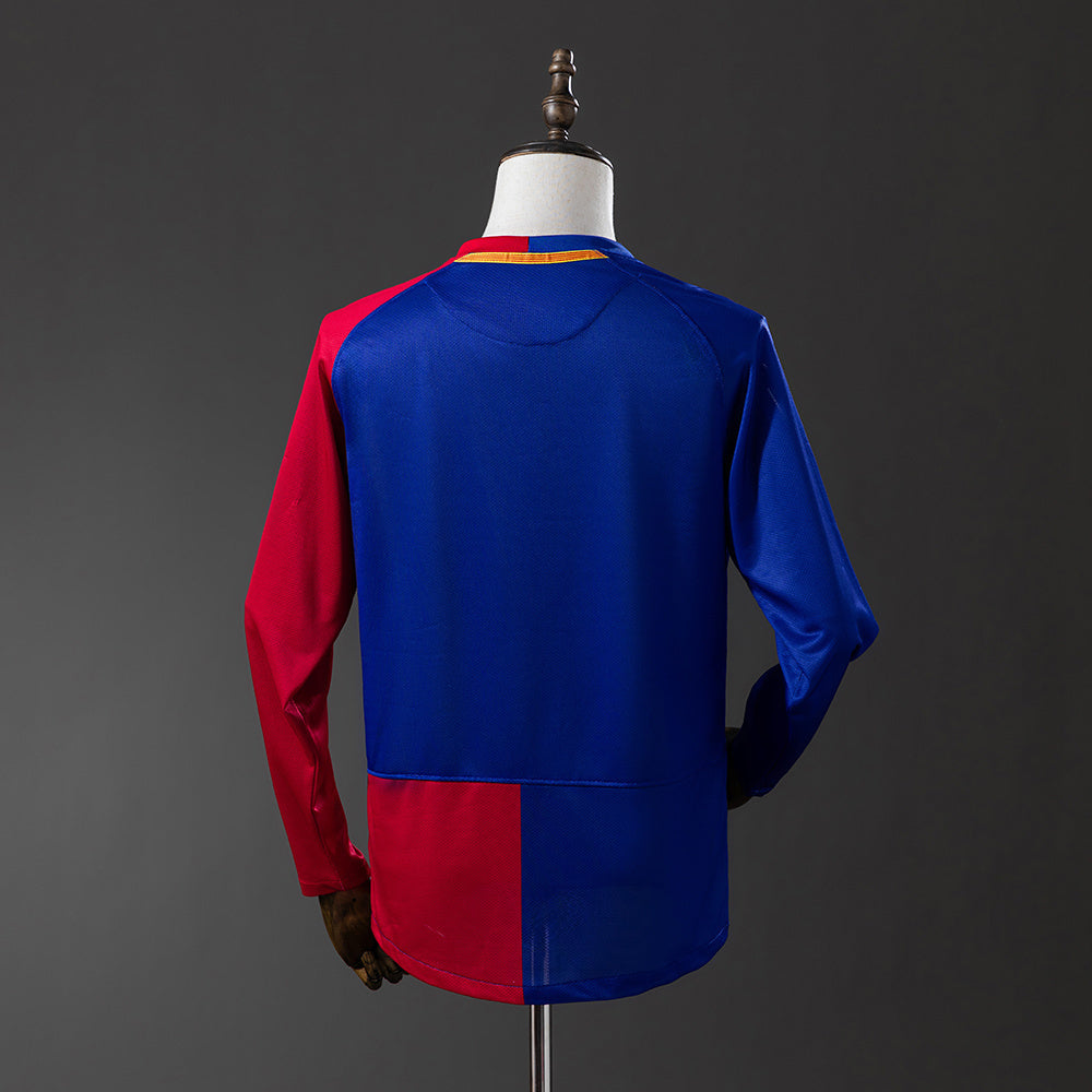 Retro long sleeves Barcelona 08-09 Champions League home