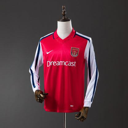 Arsenal 01-02 Home Long Sleeve Retro Jersey detail