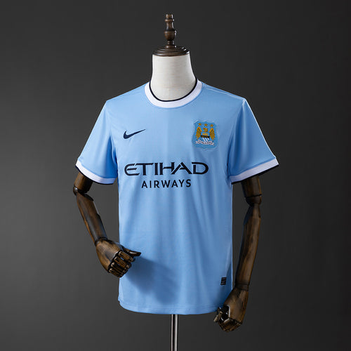 Retro Manchester City 13-14 Home detail