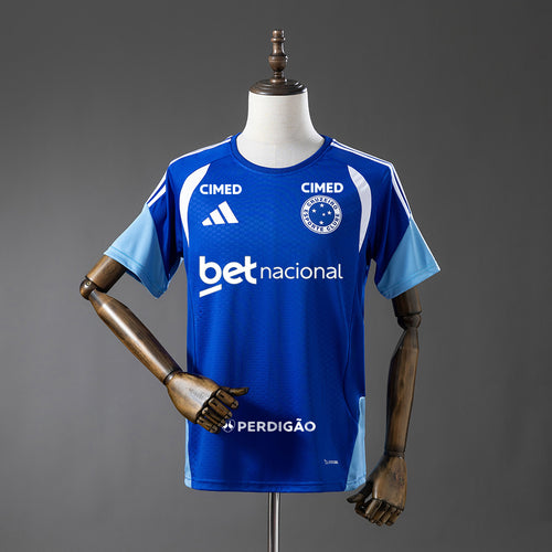 Cruzeiro 26-27 All sponsors Training - Blue Jersey detail