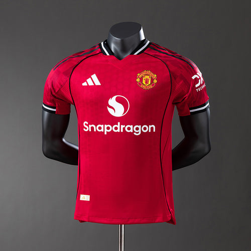 M-U 25-26 Home Player Version Jersey detail