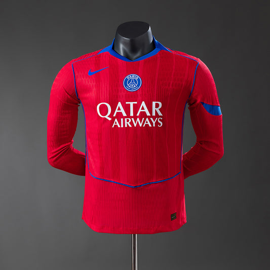 PSG 25-26 Third Away Long-Sleeve Player Version Jersey detail