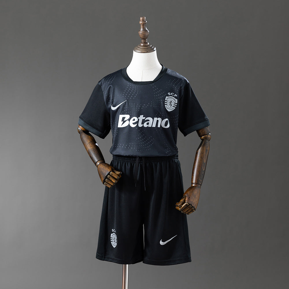 Sporting Lisbon 25-26 Kids Kit Away Jersey