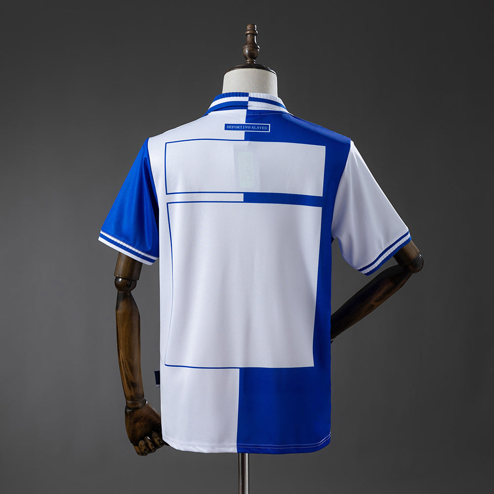 Deportivo Alavés 00-01 Home Retro Jersey detail
