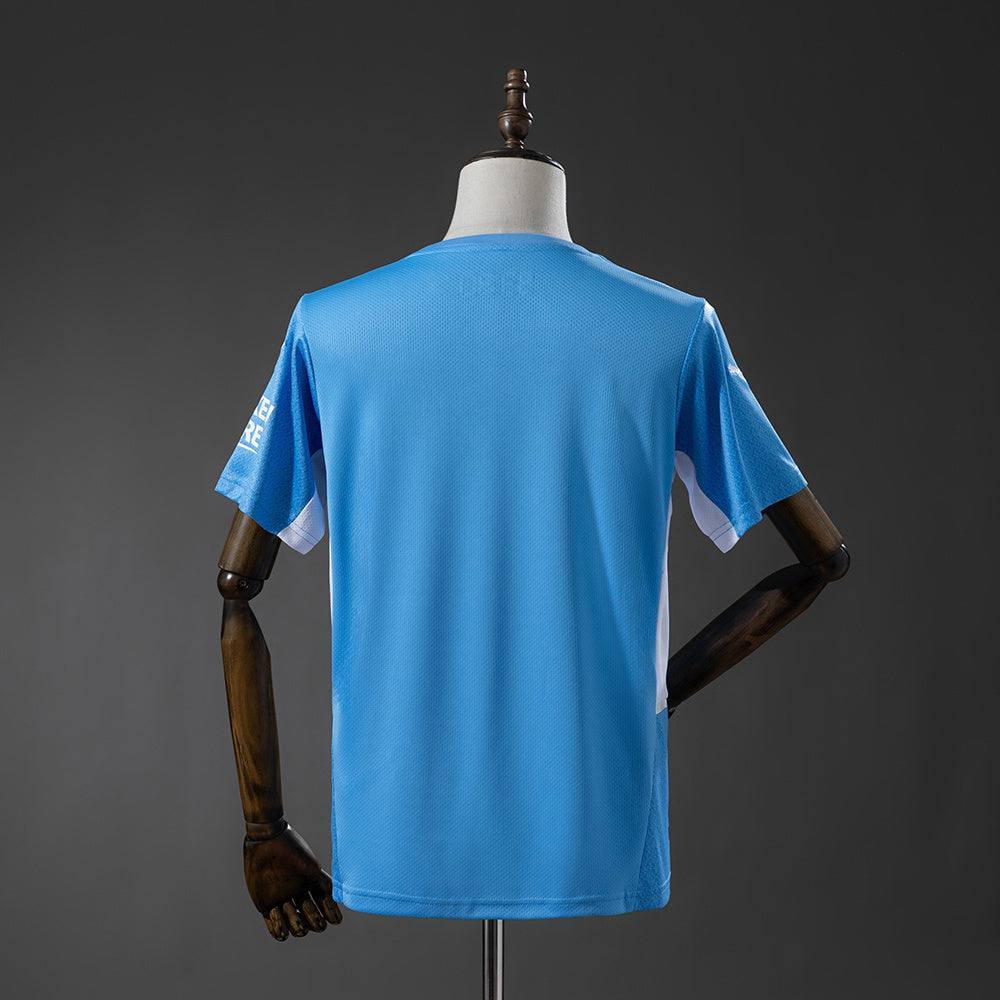 Manchester City 21-22 Home Retro Jersey detail
