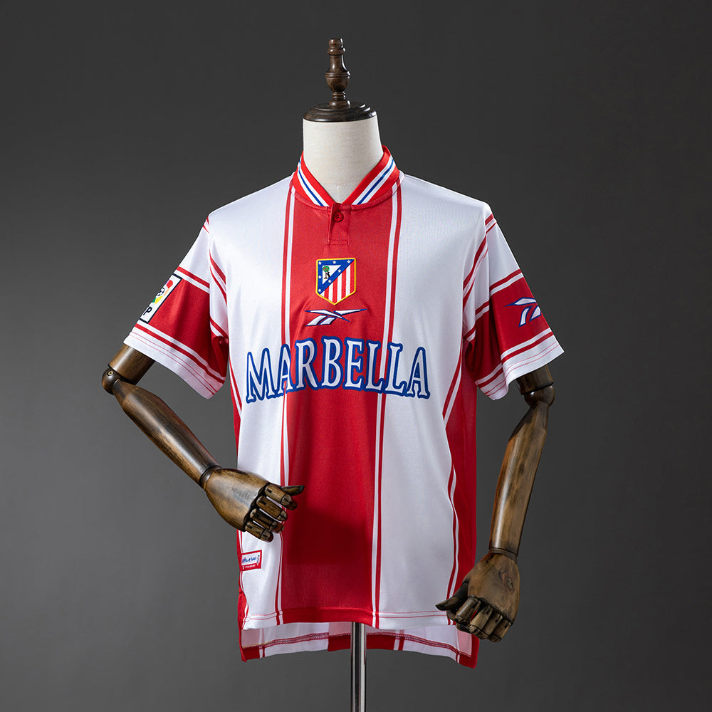 Retro Atletico Madrid 99-00 home detail