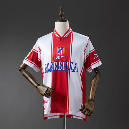 Retro Atletico Madrid 99-00 home detail