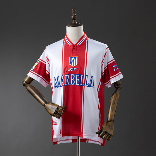 Retro Atletico Madrid 99-00 home detail