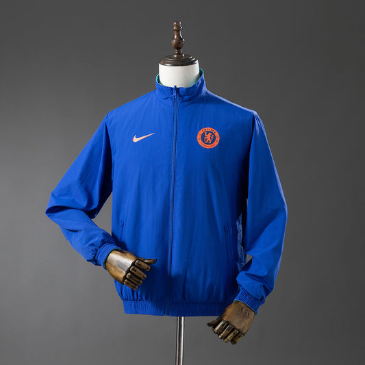 Chelsea Reversible Jacket Windbreaker - Blue & Sky Blue detail