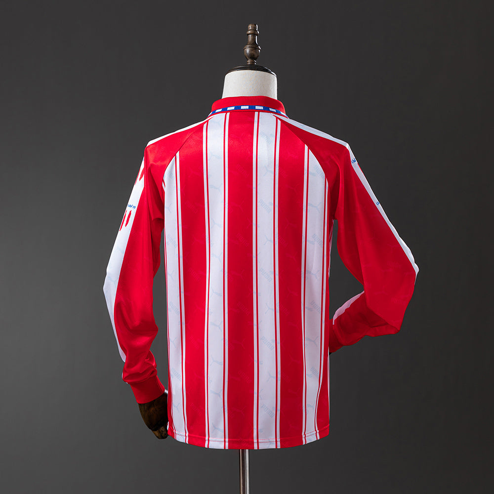 Atletico Madrid 94-95 Home Long Sleeve Retro Jersey