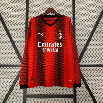 23-24 Long sleeve AC Milan home