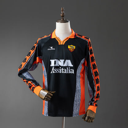 Roma 98-99 Third Away Long-Sleeve Retro Jersey detail