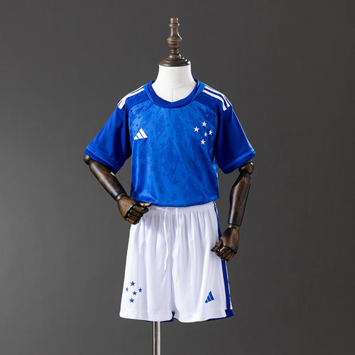 Cruzeiro 24-25 Home kids kit Jersey