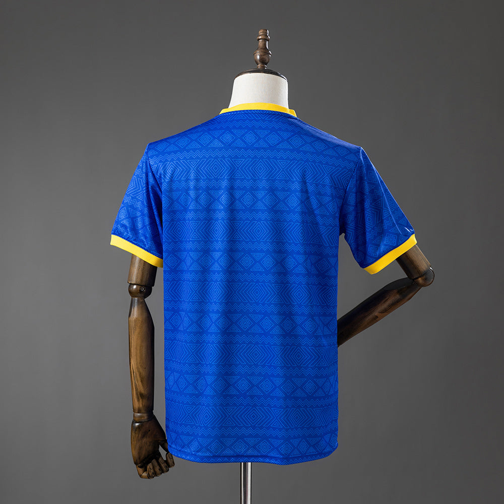 Brazil 26-27 Special Edition Blue Jersey detail