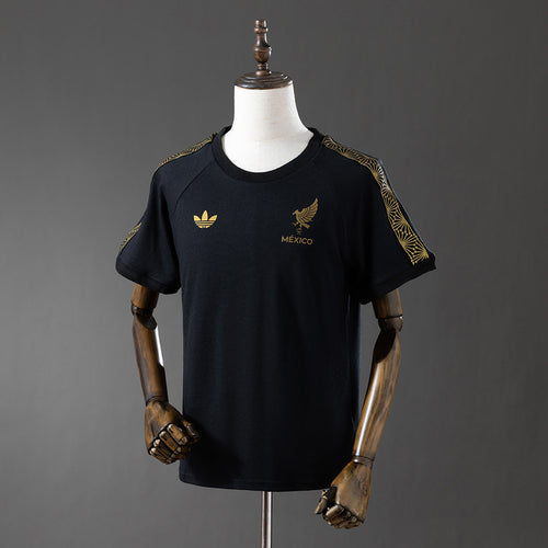 Mexico Gold 3-stripes T-Shirt detail