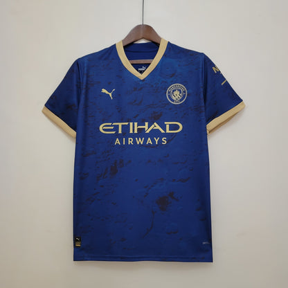 23-24 Manchester City Blue detail