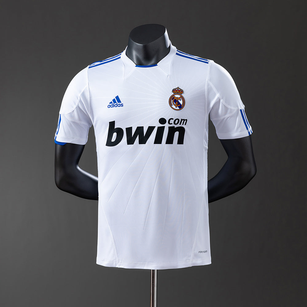 Real Madrid 10-11 Home Player Version Retro Jersey detail