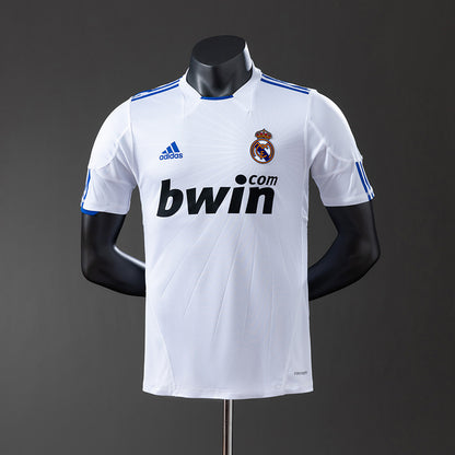 Real Madrid 10-11 Home Player Version Retro Jersey detail