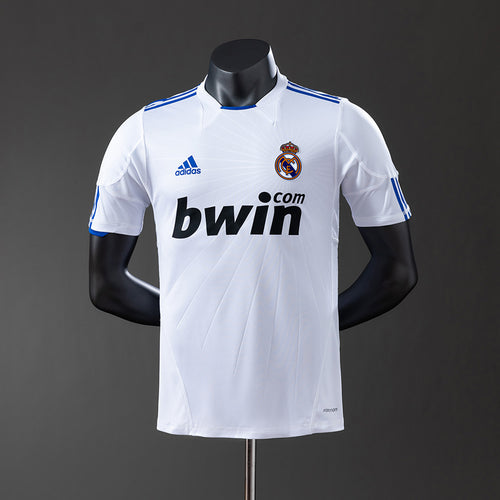 Real Madrid 10-11 Home Player Version Retro Jersey detail