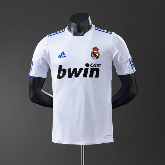 Real Madrid 10-11 Home Player Version Retro Jersey detail