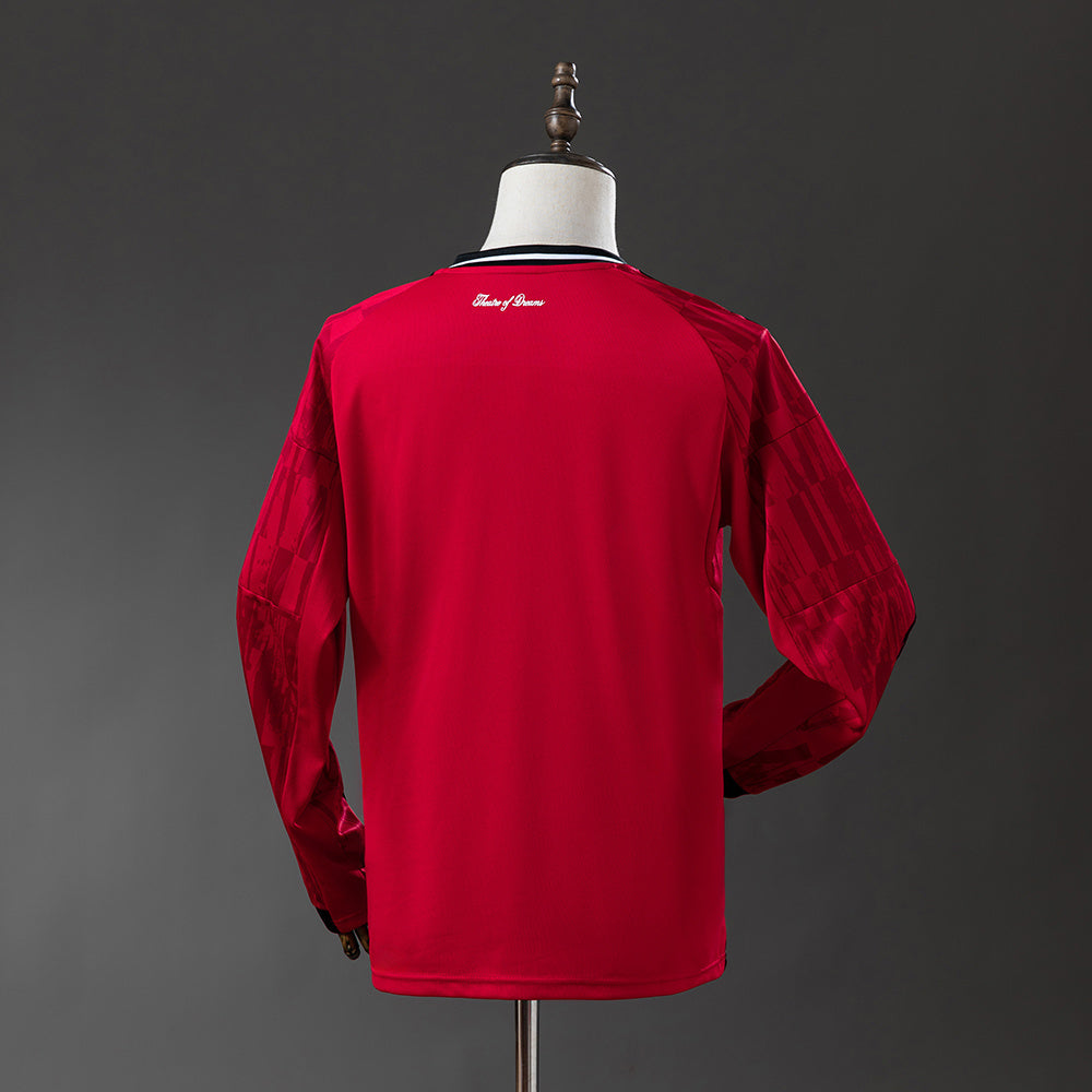 M-U  25-26 Home Long Sleeve Jersey