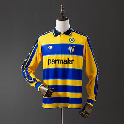 Parma Calcio 99-00 Home Long Sleeve Retro Jersey detail