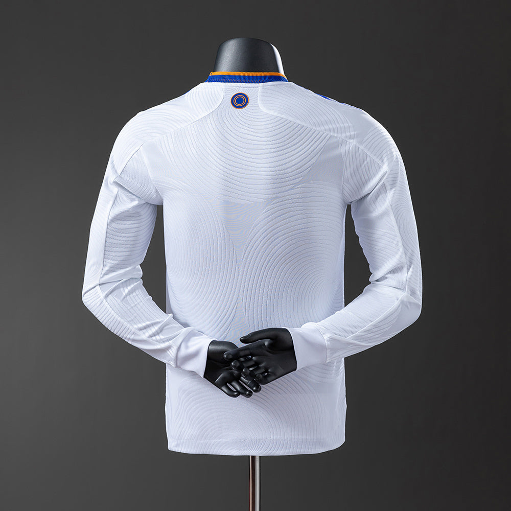 Real Madrid 21-22 Home Long Sleeve Player Version Retro Jersey